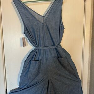 New With Tags Sonoma Wide Leg Cotton Romper